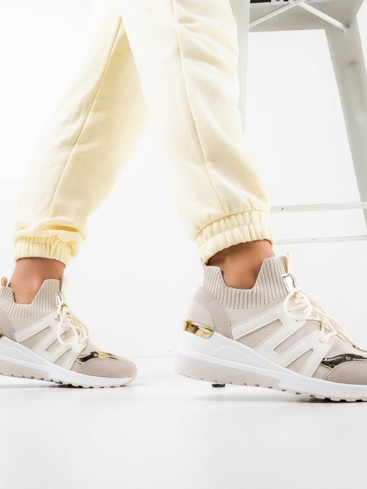 Scarpe sportive Beige Many - Img 2