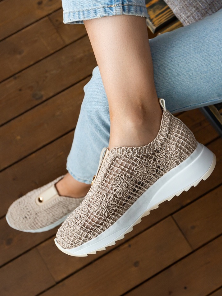 Scarpe sportive Beige Selima - Img 7