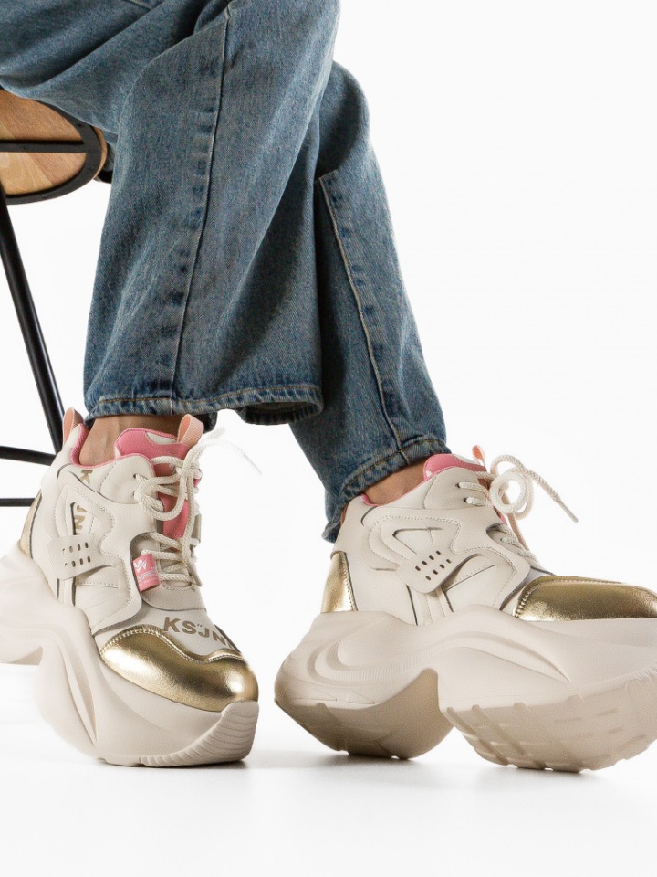 Scarpe sportive Beige Stacee - Img 1