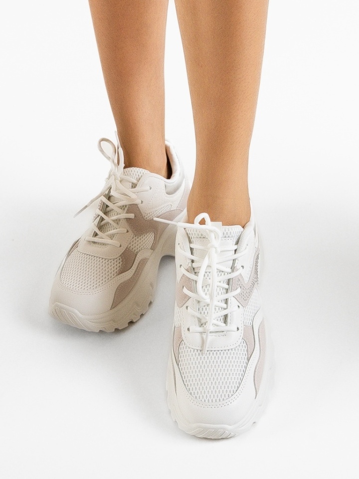 Scarpe sportive Bianche Leonarda - Img 2
