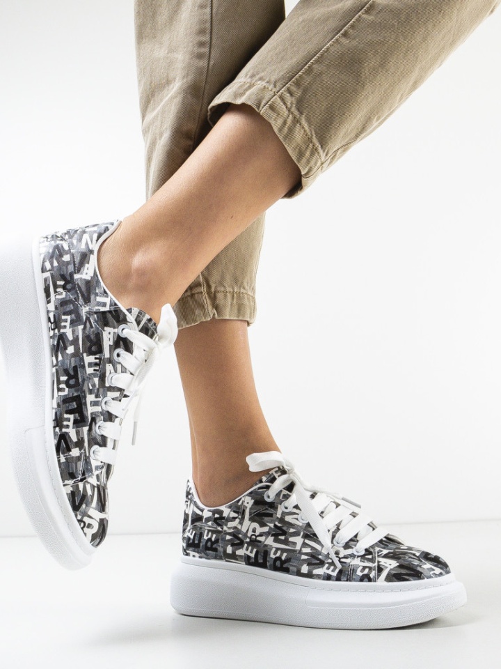 Scarpe sportive Nere Alfabet - Img 2