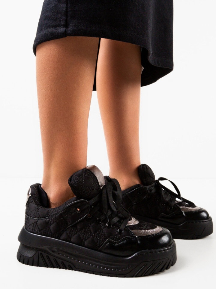 Scarpe sportive Nere Gaston - Img 2