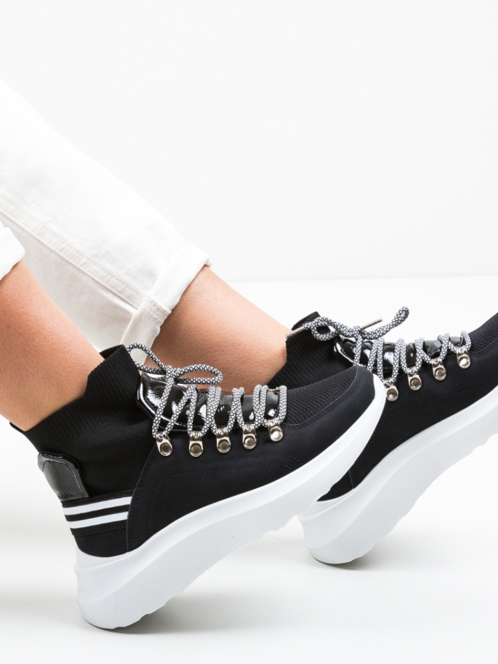 Scarpe sportive Nere Lamber - Img 4