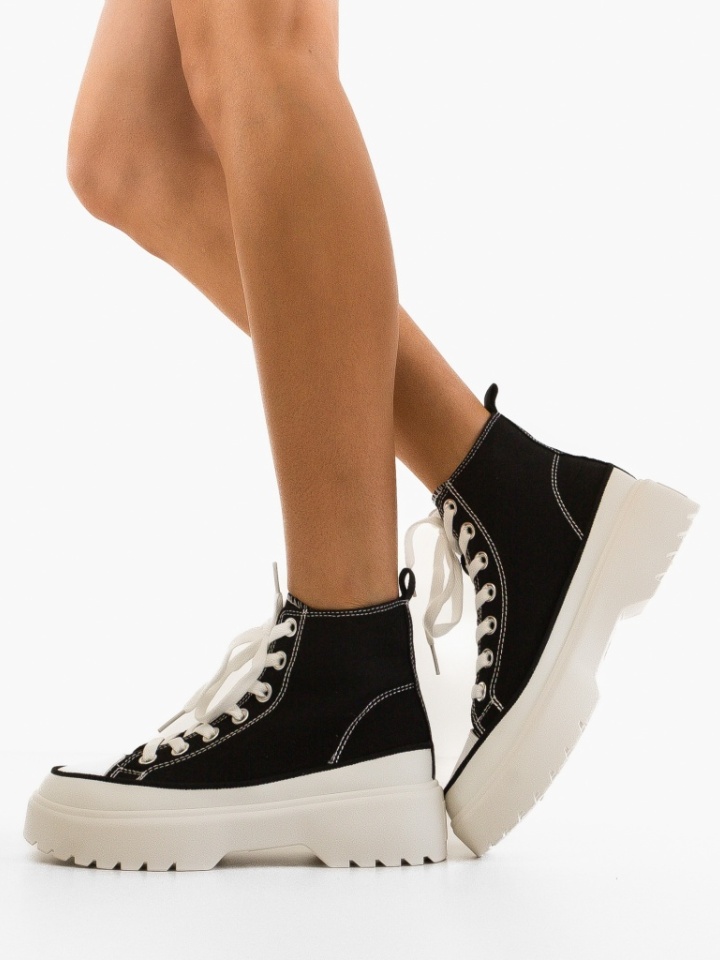 Scarpe sportive Nere Lauren - Img 2