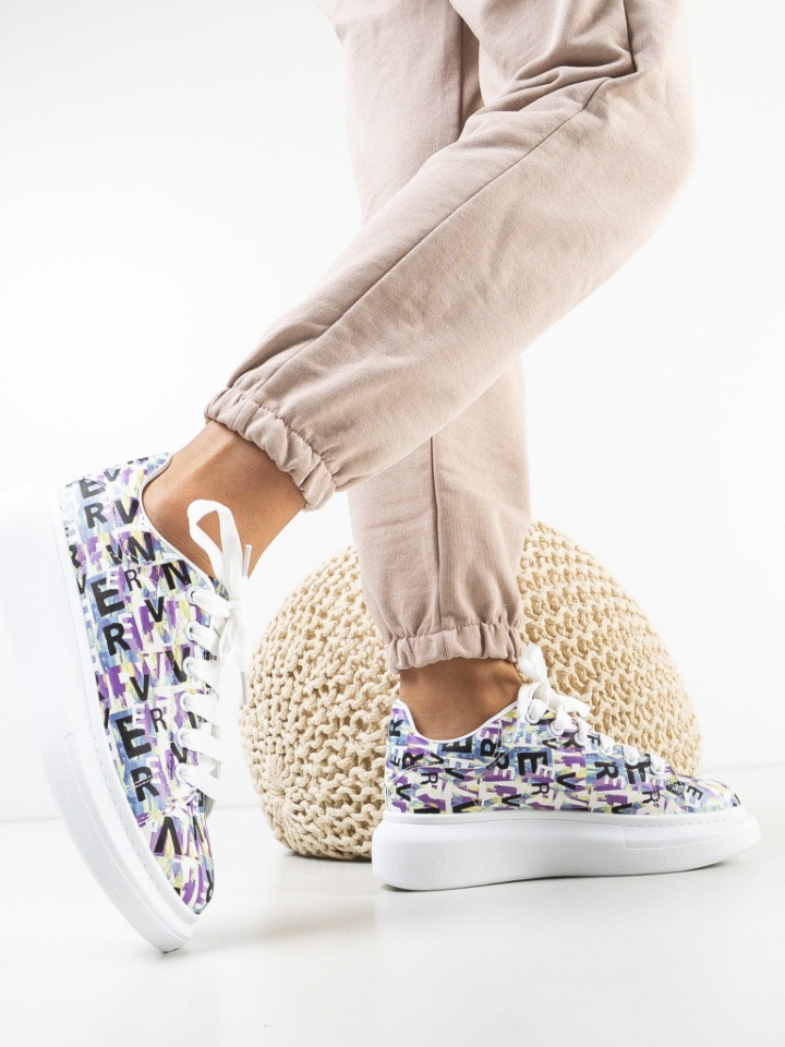 Scarpe sportive Viola Alfabet - Img 8