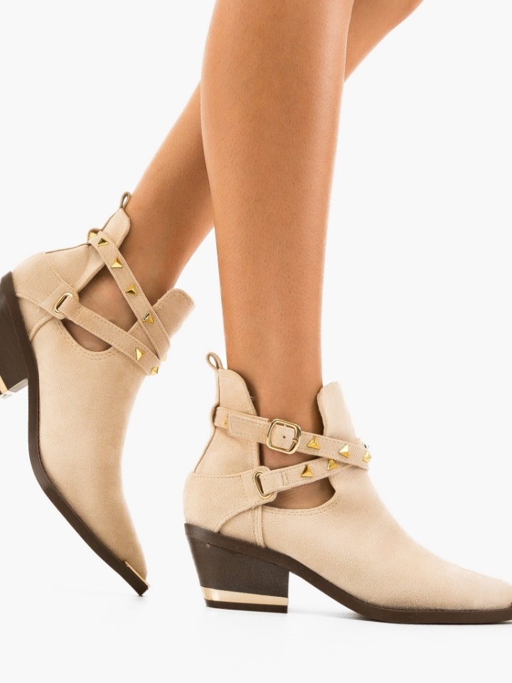 Stivali bassi Beige Qamar - Img 2