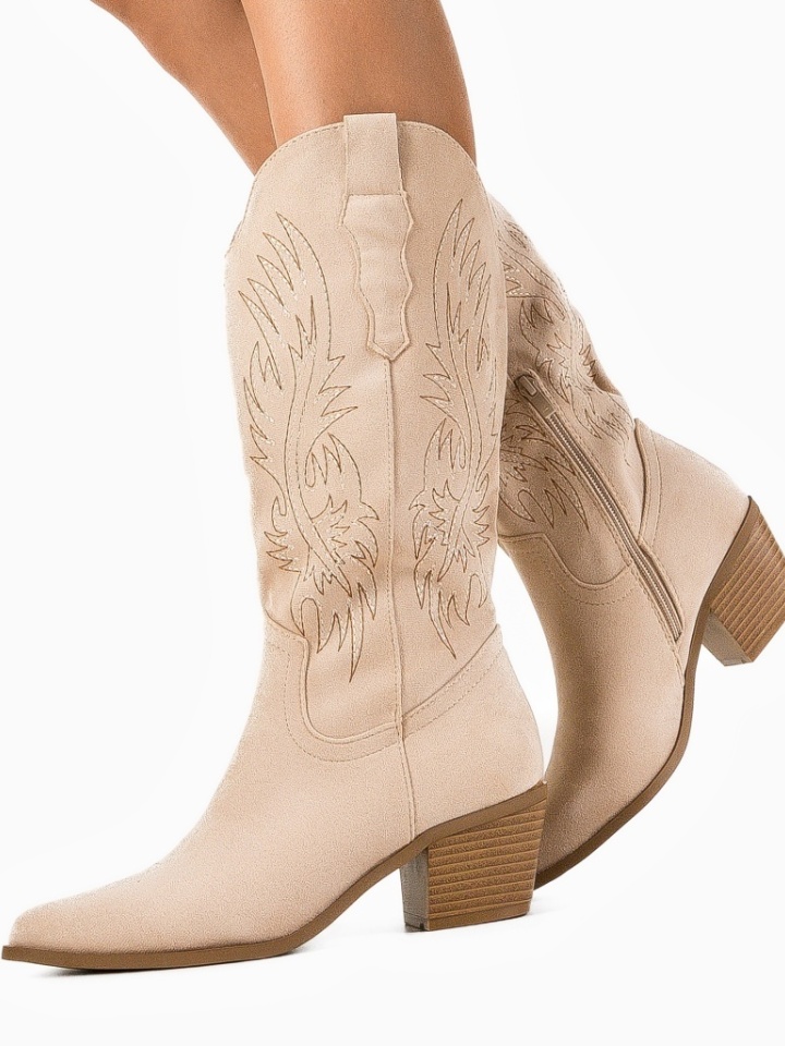 Stivali Beige Chikelu - Img 1