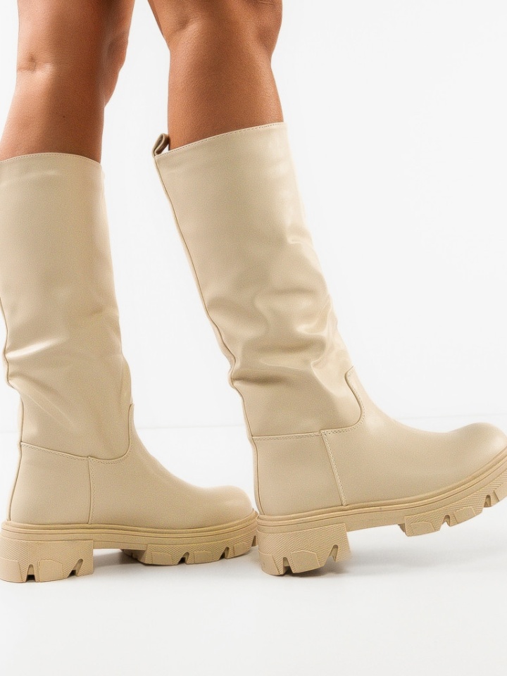 Stivali Beige Roth - Img 1