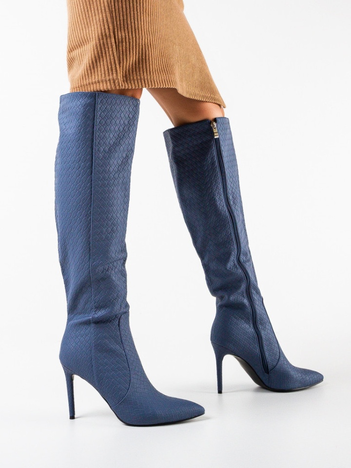 Stivali Blu navy Yogur - Img 12