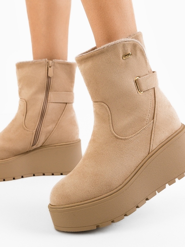 Tronchetti da donna Beige Adelyny - Img 4