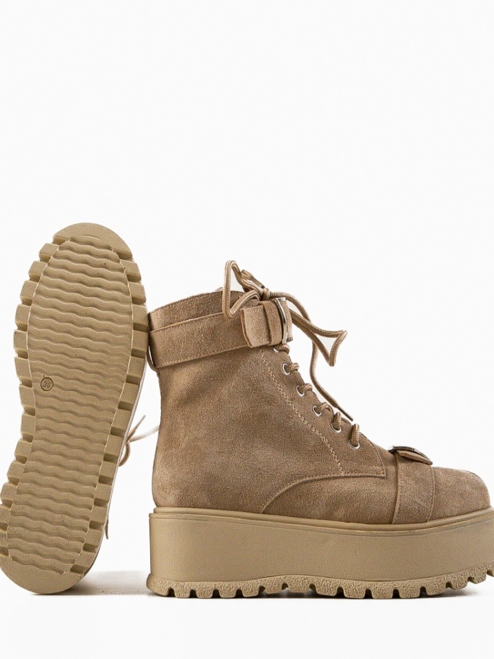 Tronchetti da donna Beige Anton - Img 5