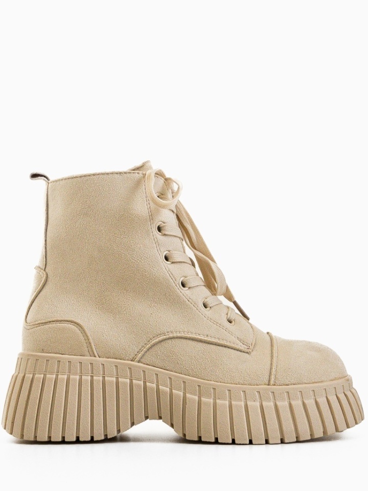 Tronchetti da donna Beige Frocher - Img 5