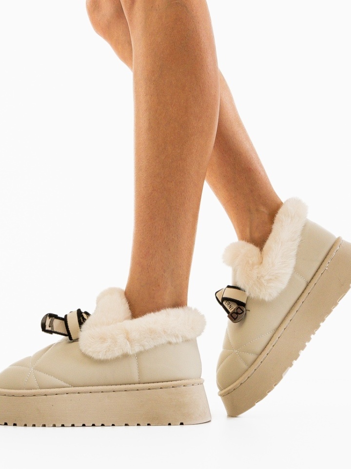Tronchetti da donna Beige Gherlo - Img 2