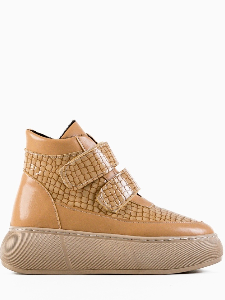 Tronchetti da donna Beige Hrago - Img 5