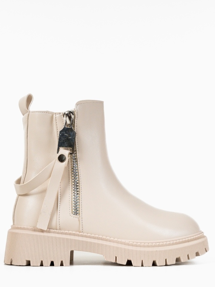 Tronchetti da donna Beige Kalyner - Img 5