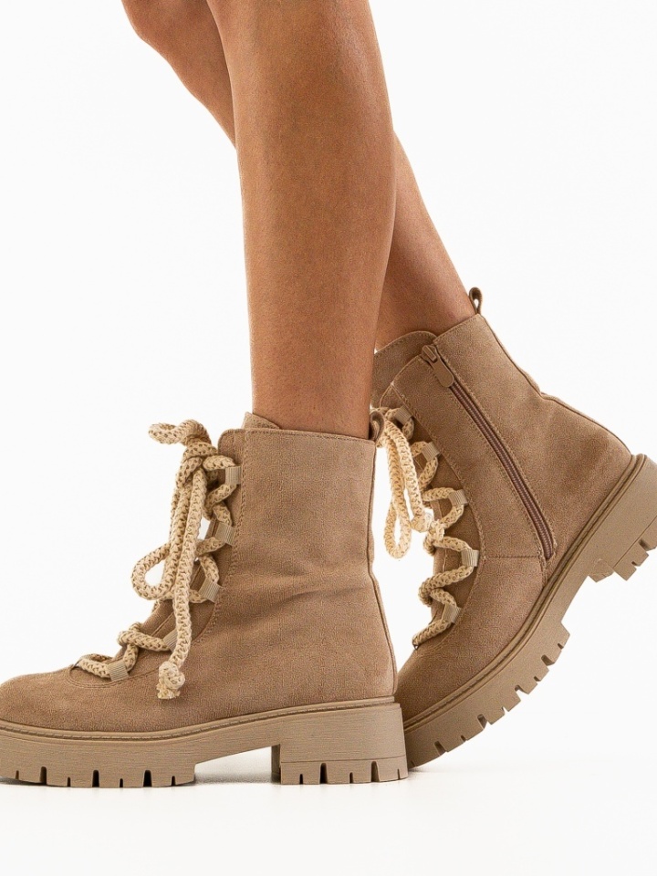 Tronchetti da donna Beige Kartat - Img 1