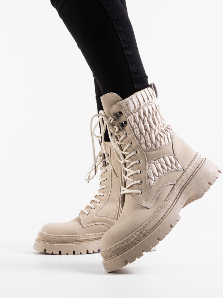 Tronchetti da donna Beige Obsesive - Img 3