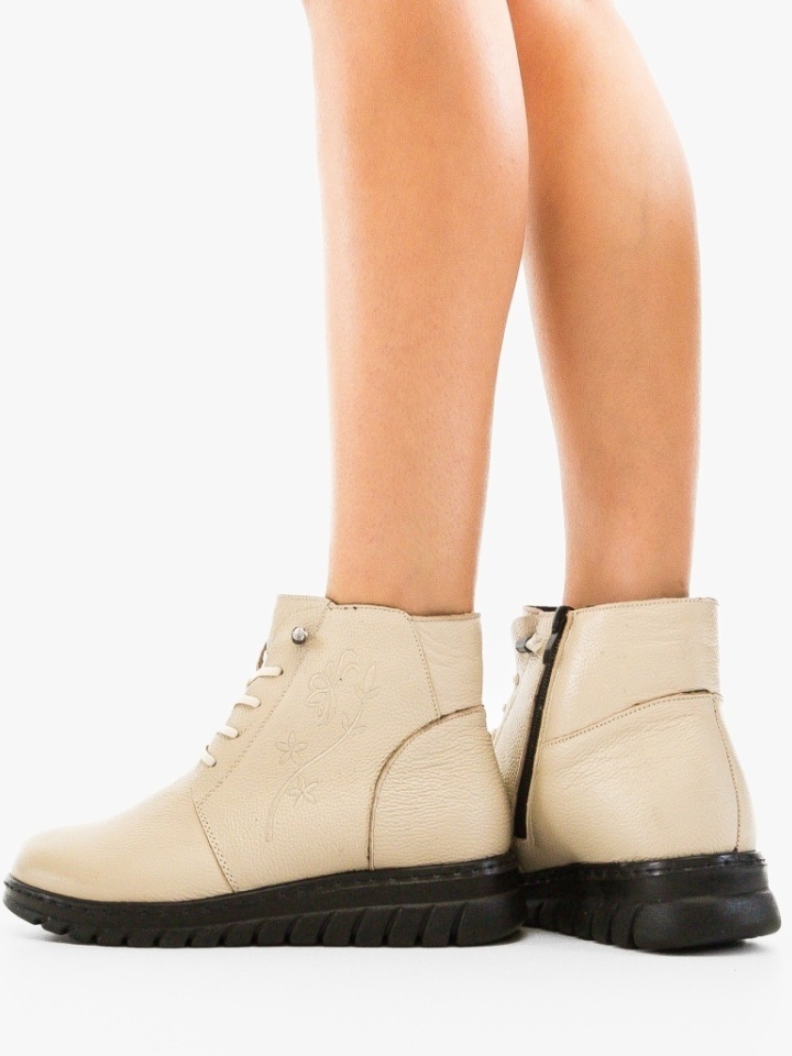 Tronchetti da donna Beige Radda - Img 3