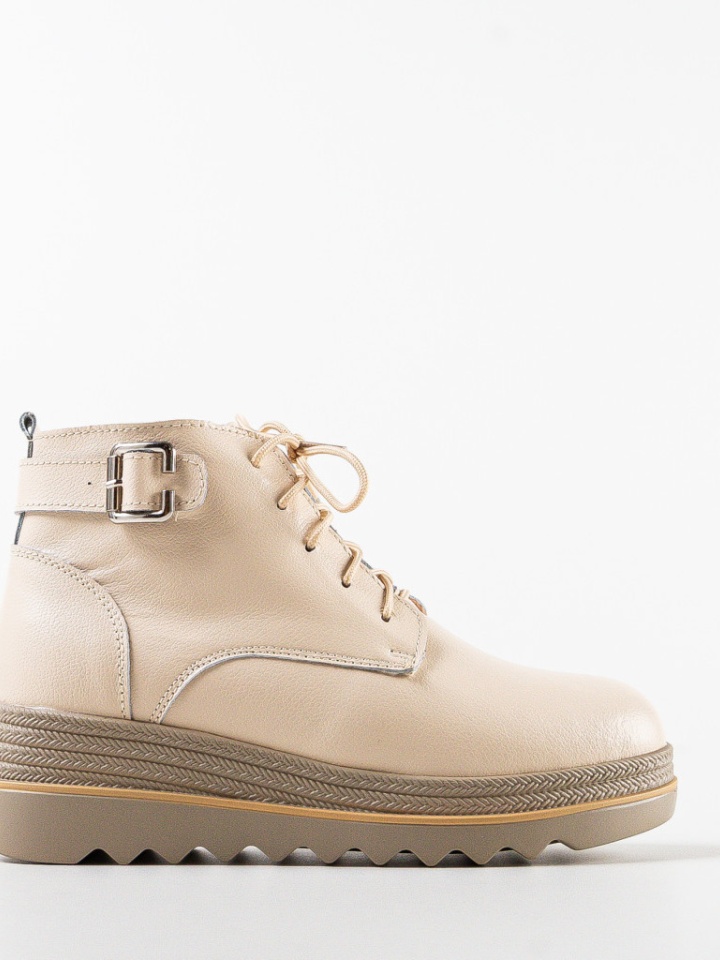 Tronchetti da donna Beige Solders - Img 5