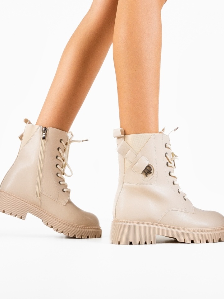 Tronchetti da donna Beige Tradale - Img 1