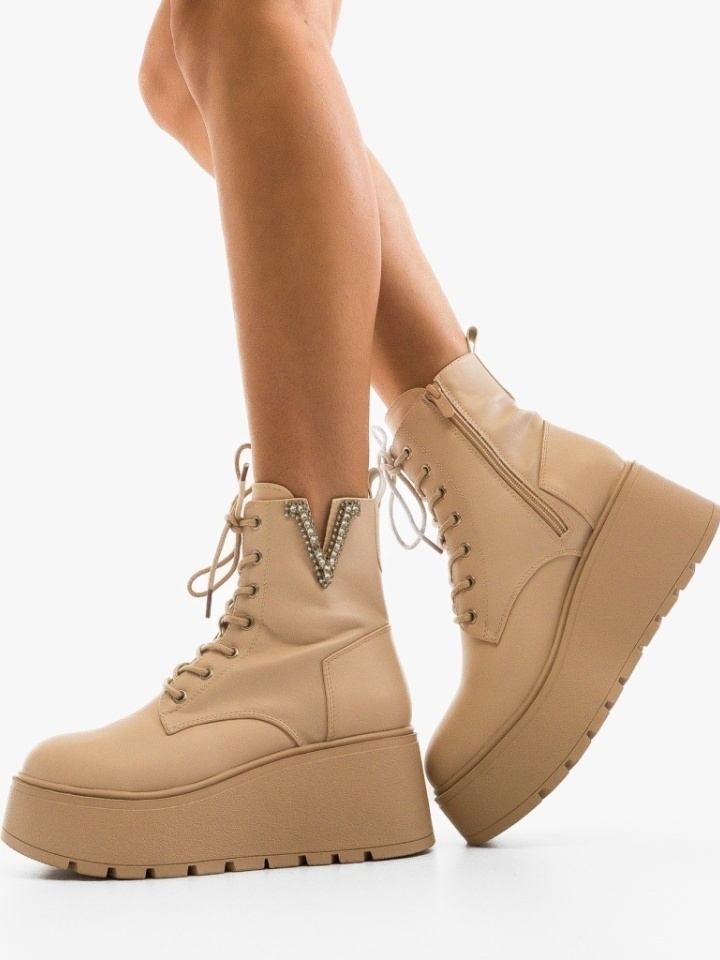 Tronchetti da donna Beige Vivien - Img 6