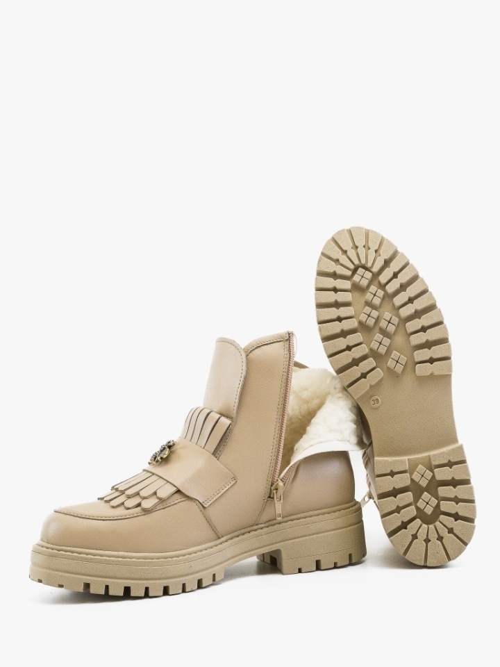 Tronchetti da donna Beige Zyet - Img 5