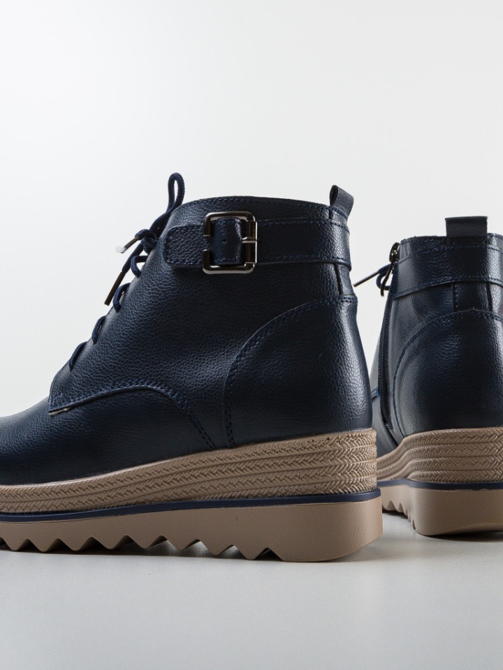 Tronchetti da donna Blu navy Solders - Img 6