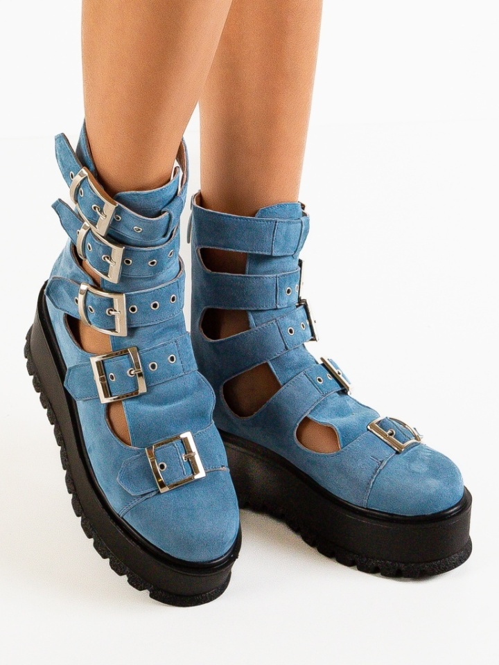 Tronchetti da donna Blu Stepgan 2 - Img 4