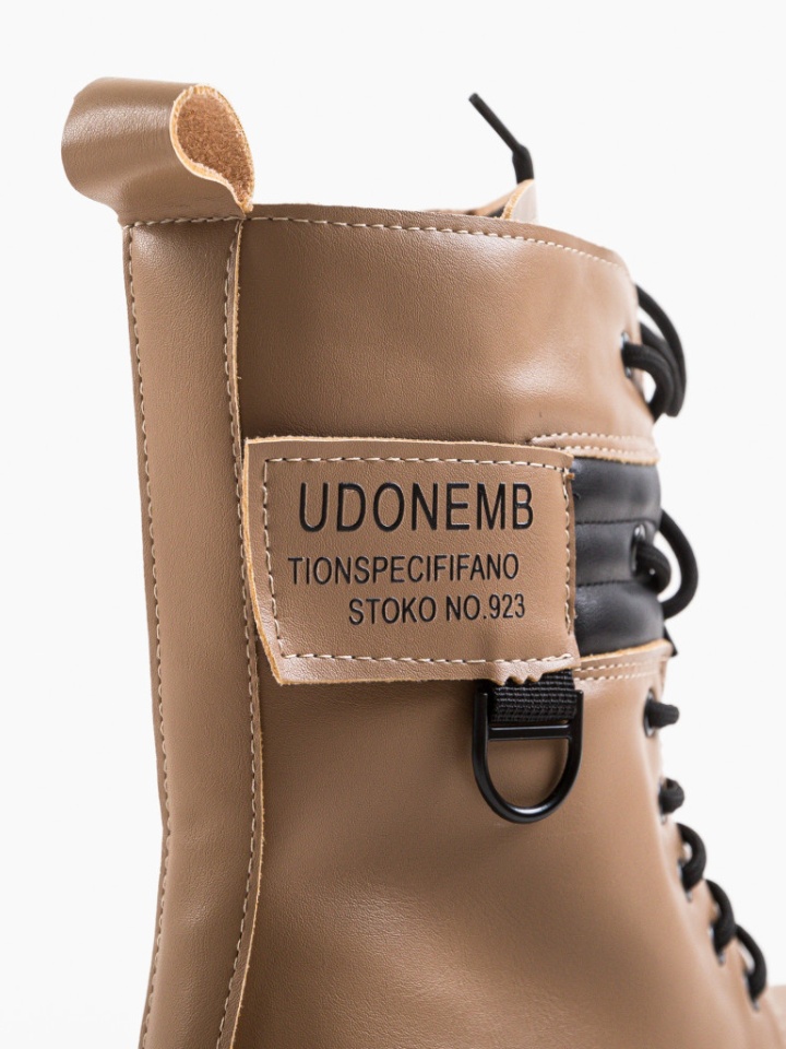 Tronchetti da donna Khaki Udonem - Img 8