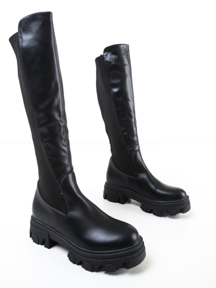 Tronchetti da donna Neri Giraffe - Img 13