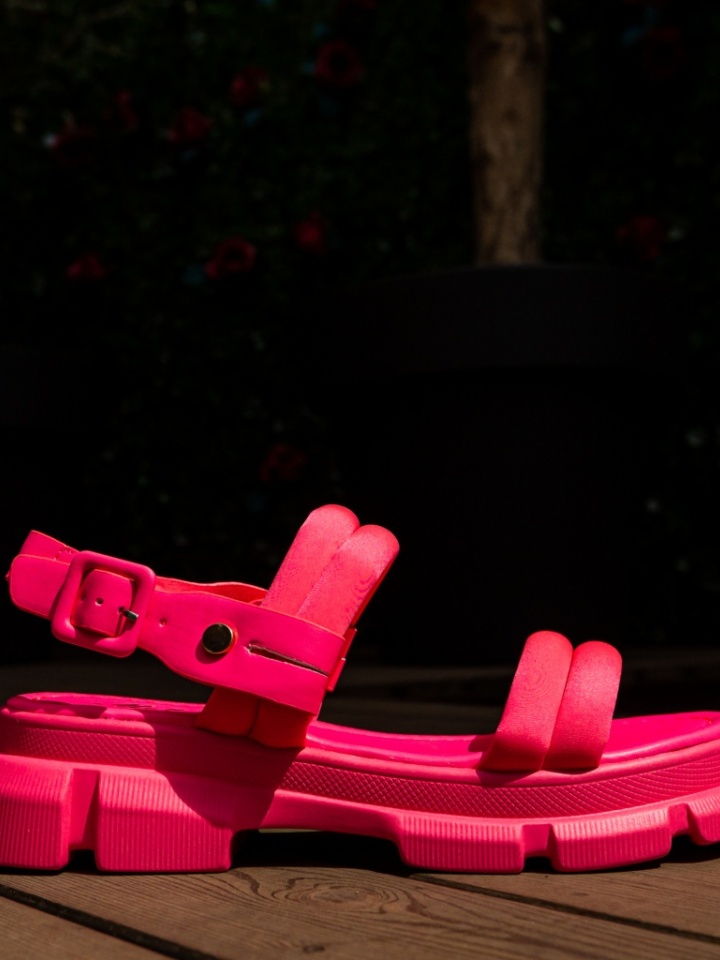 Sandali Fuchsia Wicker - Img 6
