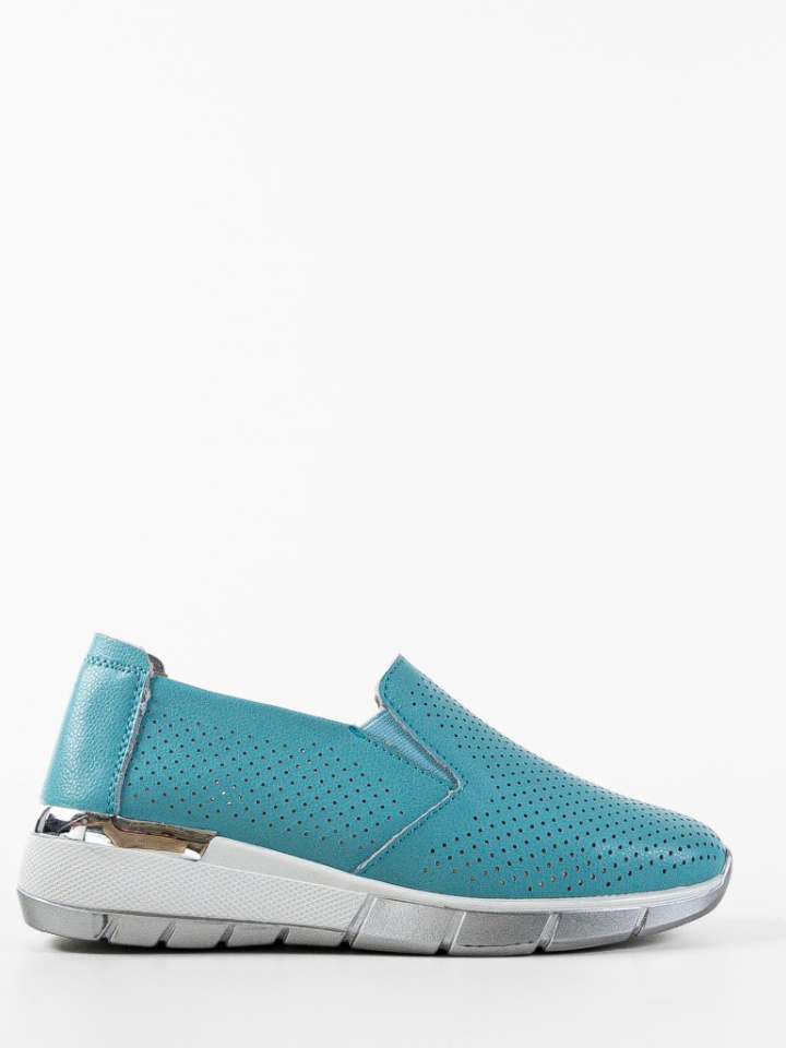 Scarpe casual Azzurre Pufine - Img 4