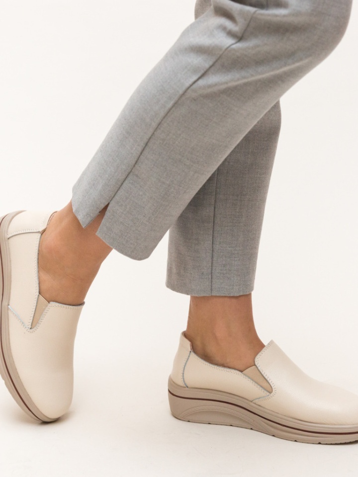 Scarpe casual Beige Alpino - Img 3