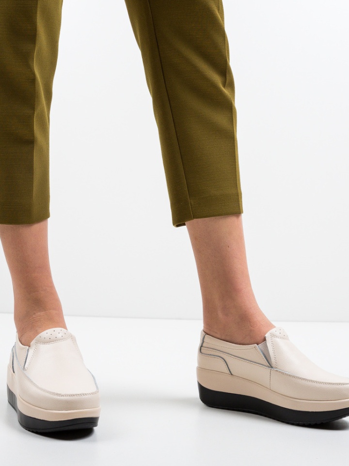 Scarpe casual Beige Freeman - Img 2