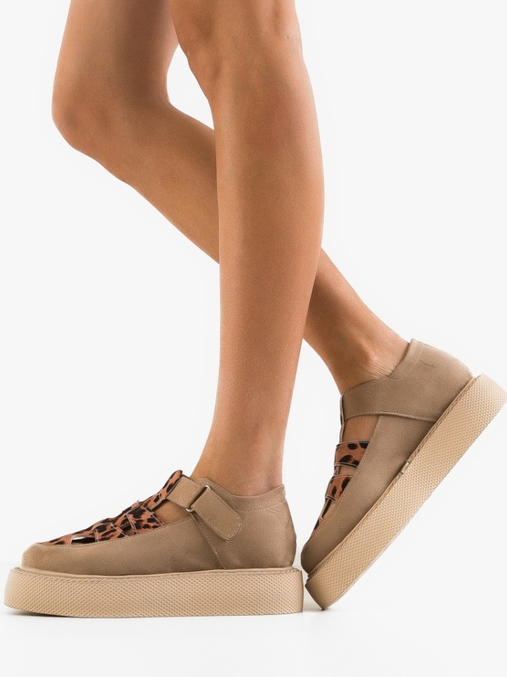 Scarpe casual Beige Gryndy - Img 3