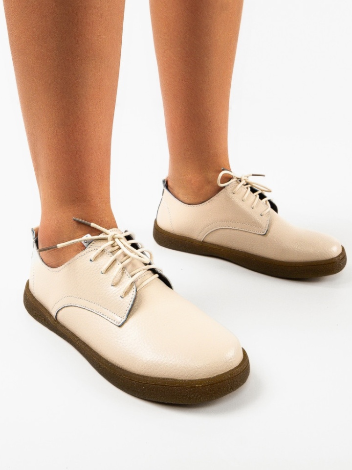 Scarpe casual Beige Lactose - Img 2