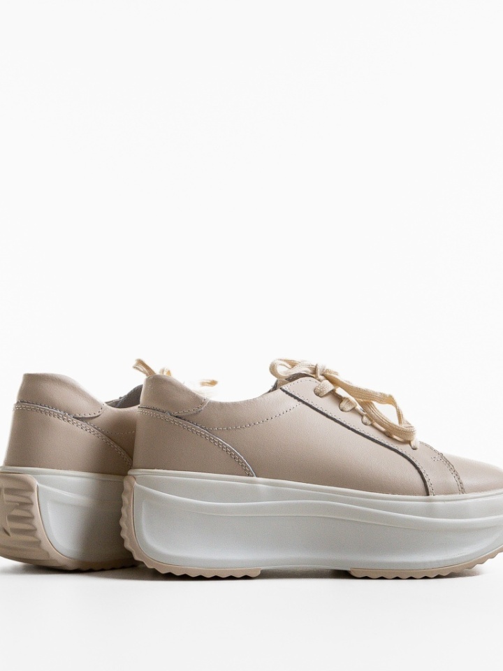 Scarpe casual Beige Yrna - Img 4