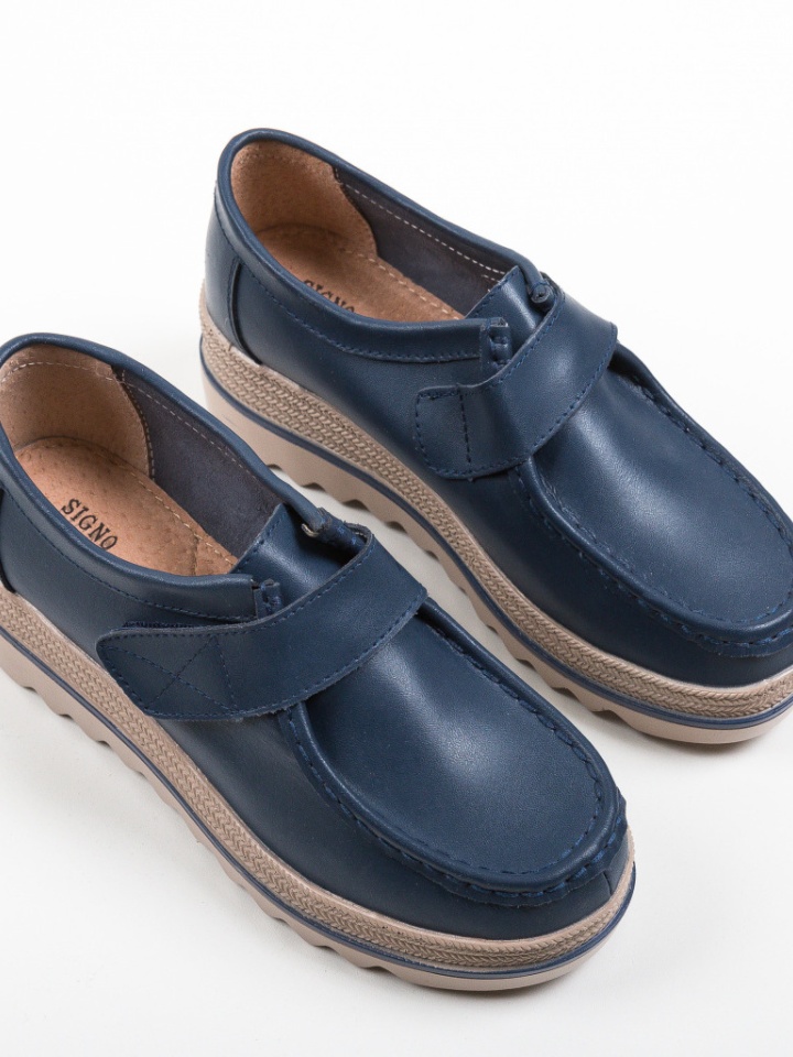 Scarpe casual Blu navy Straif - Img 4