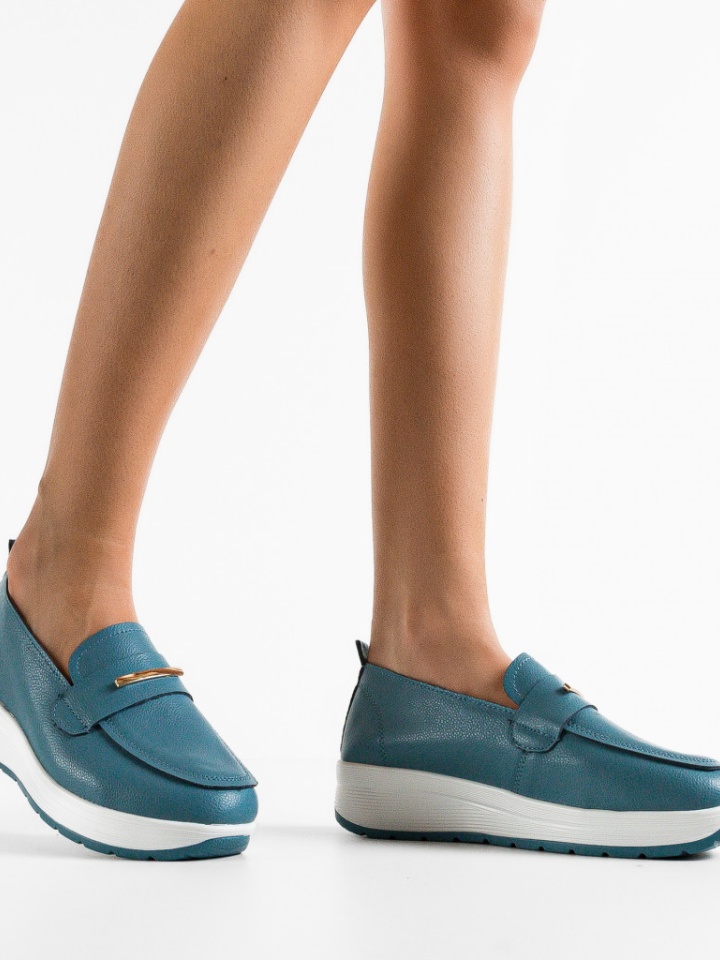 Scarpe casual Blu Vefra - Img 4