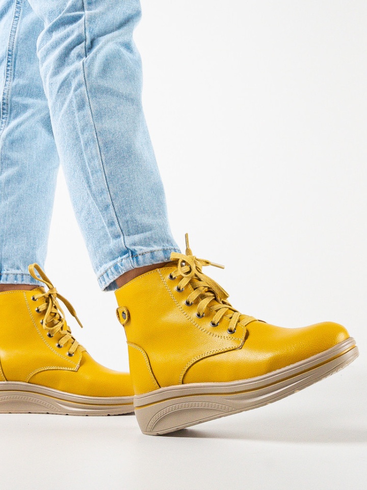 Scarpe casual Gialle Lakiob - Img 4