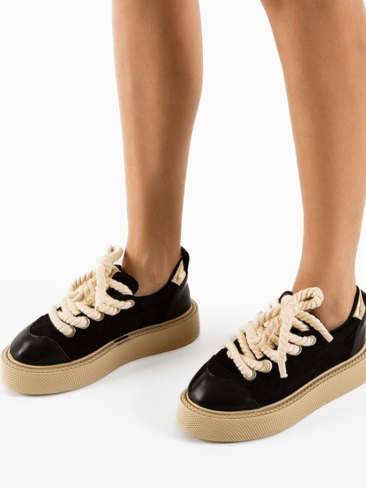 Scarpe casual Nere Lamesytt - Img 3