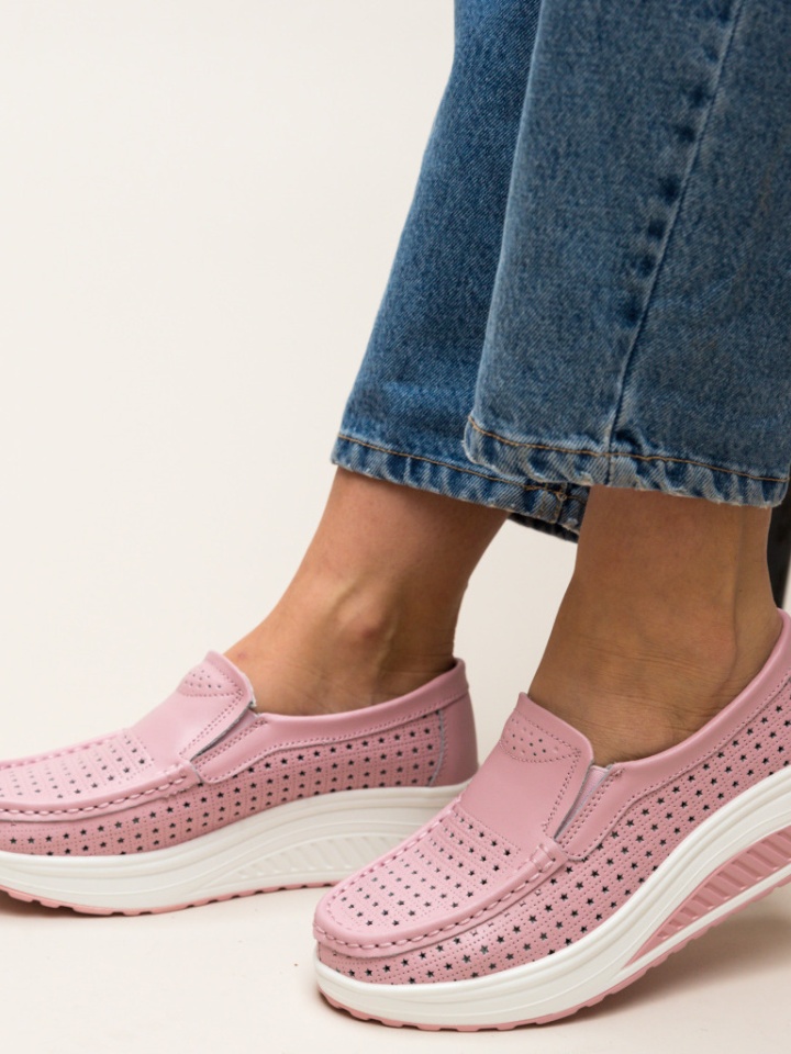 Scarpe casual Rosa Bicaz - Img 4
