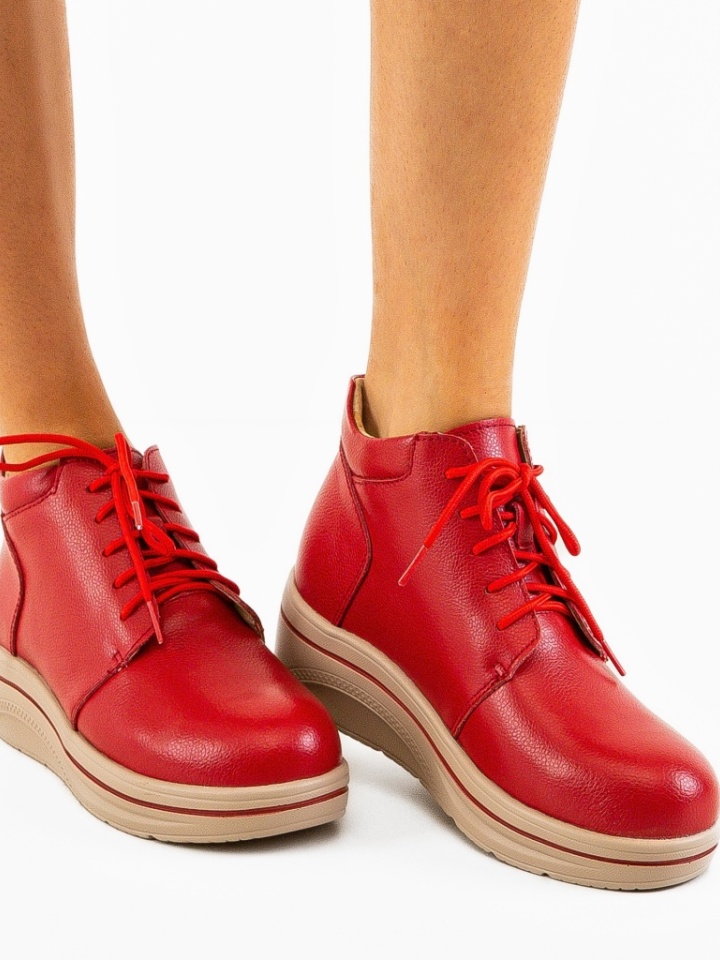 Scarpe casual Rosse Palerma - Img 1