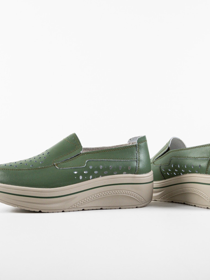 Scarpe casual Verde Olifram - Img 6