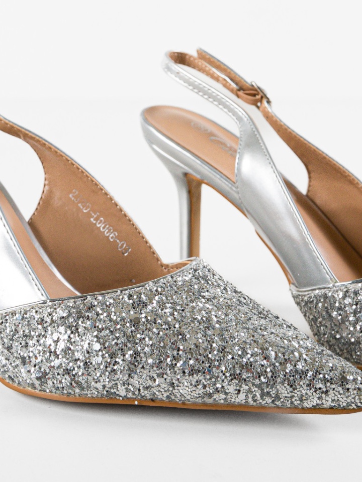Scarpe da donna Argento Aamin - Img 7