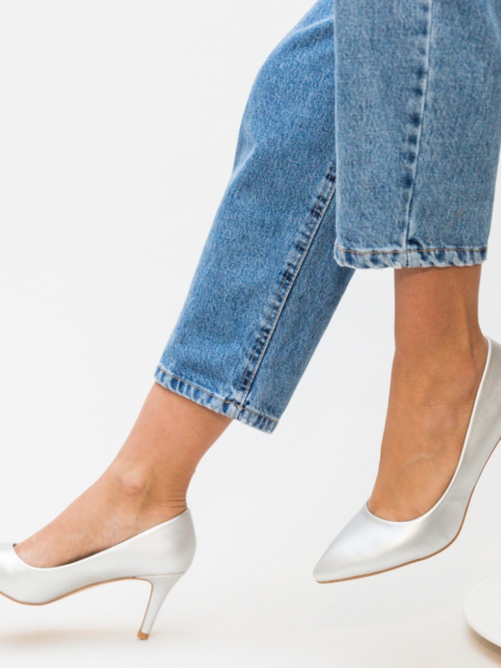 Scarpe da donna Argento Cheloo - Img 8