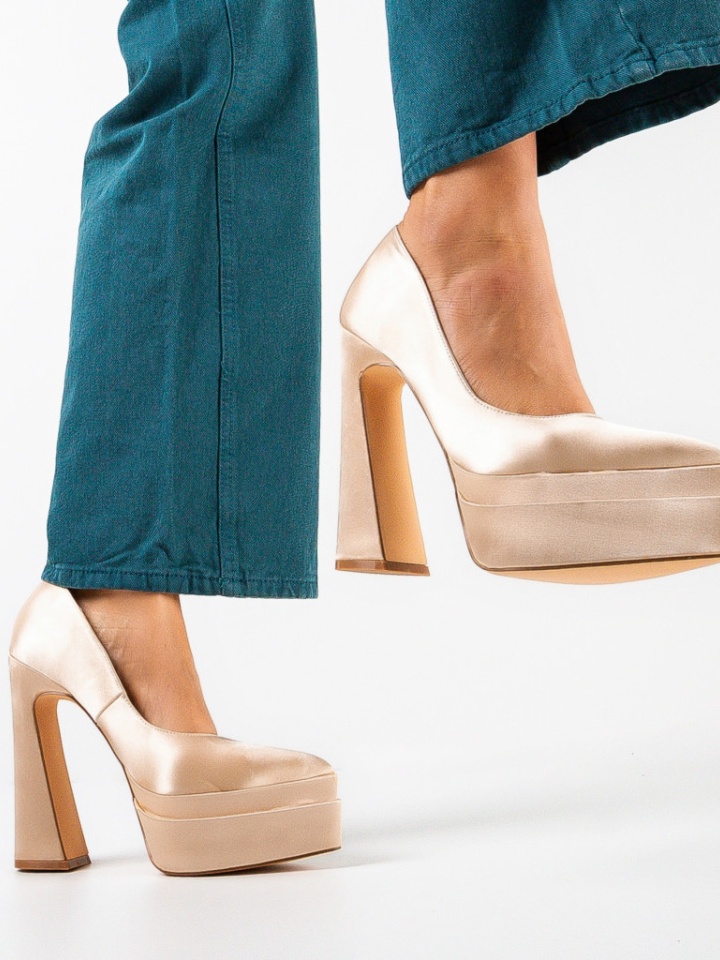 Scarpe da donna Beige Carweb - Img 4
