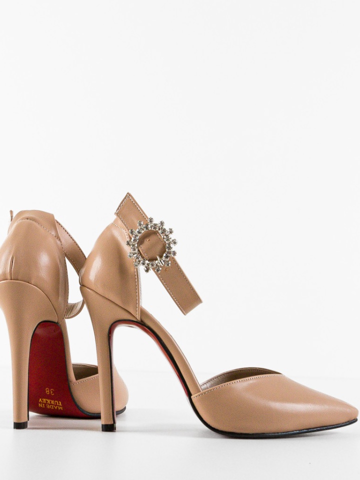 Scarpe da donna Beige Fedea - Img 5