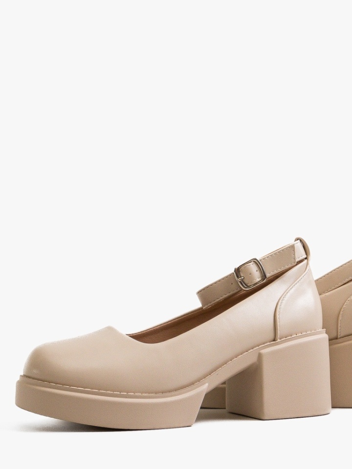 Scarpe da donna Beige Grima - Img 6