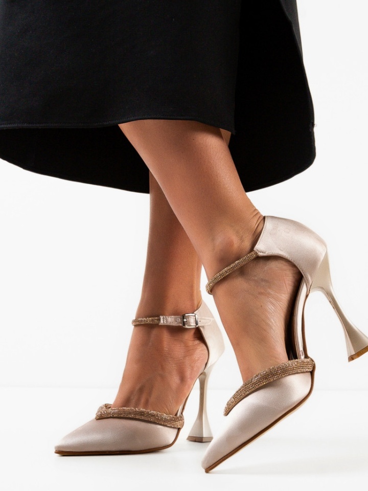 Scarpe da donna Beige MEKO - Img 3